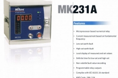 mikro MK231A earth fault relay